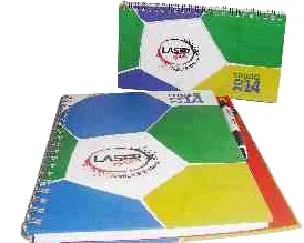 Agenda e caderno personalizados