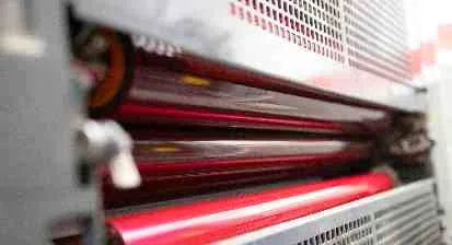Rolos da impressora offset